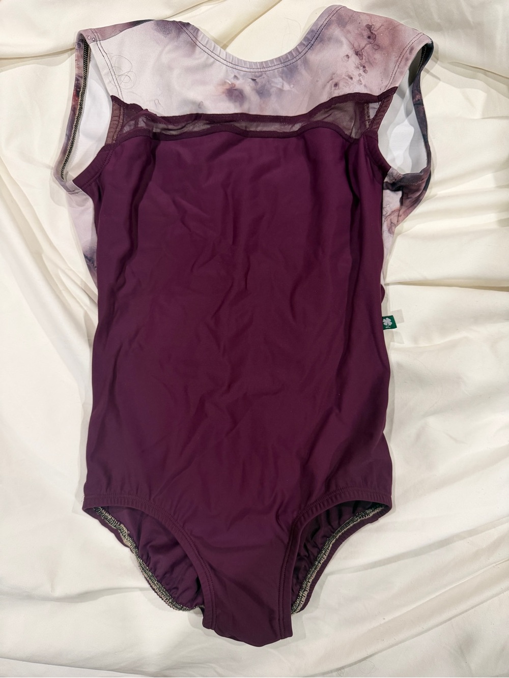 Luckyleo Adult M Sleeveless Leotard – Deep Plum